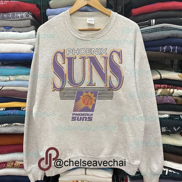 Tops - Vintage 90s Phoenix Suns Basketball Sweatshirt Retro 90s NBA Shirt For Men Women